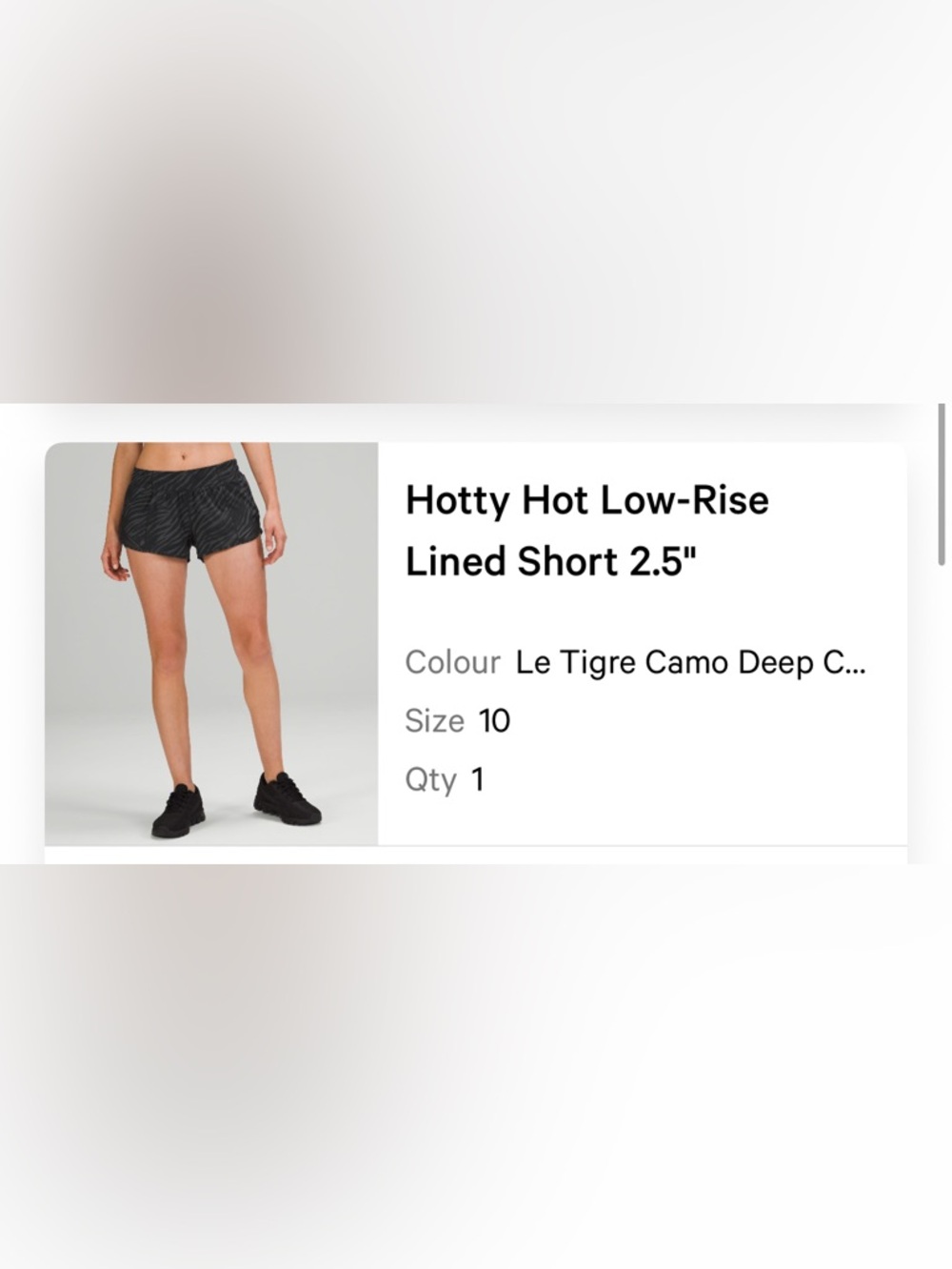 lululemon athletica Hotty Hot Low-Rise Lined Shorts 2.5” — Le Tigre Camo